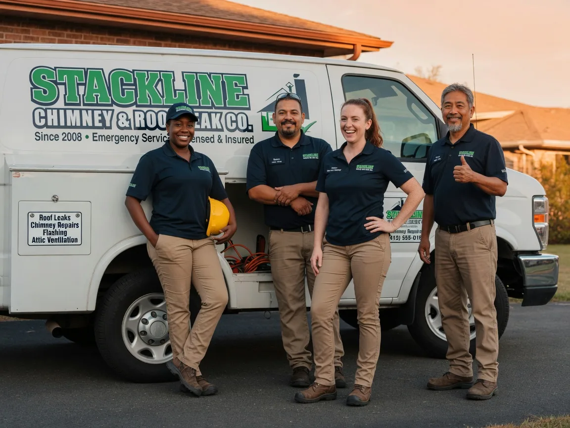 Chimney flashing repair company in Monroe, LA